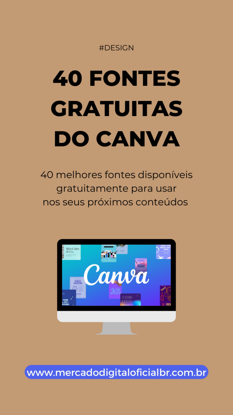 As Melhores Fontes Gratuitas Do Canva Para Usar Nos Conte Dos